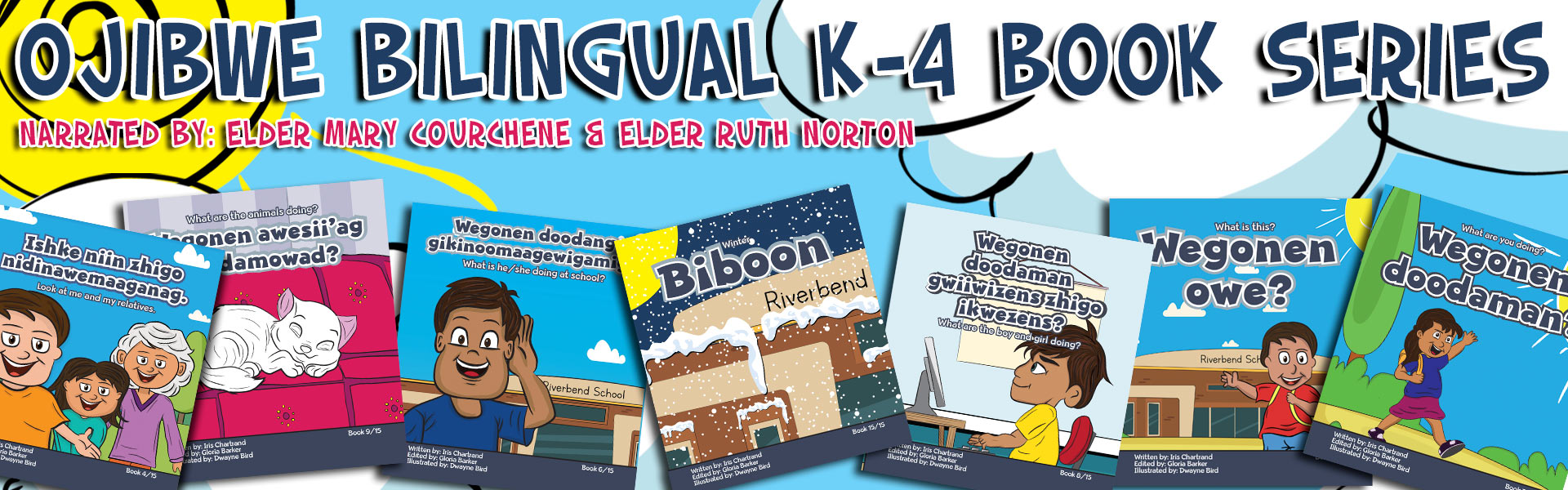 Ojibwe Bilingual K-4 Book Series
